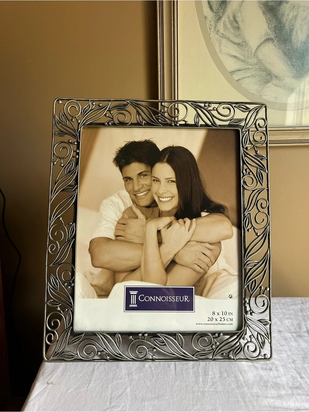 Silver Ornate Metal Photo Frame - Silver